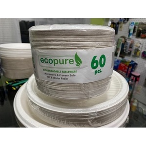Ecopure 12 OZ Round <b>Bowls</b> Biodegradable & Compostable for <b>Parties</b> - Product Image 1