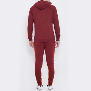 Fabricant Polaire Unisex Polaire épaisse Jogging Survêtements pour hommes Survêtements décontractés avec logo personnalisé avec capuche Ensemble sweat à capuche uni et joggers pour hommes - Product Image 2