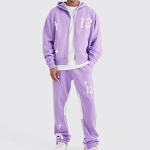 Venta caliente al por mayor chándal logotipo impreso personalizado para los hombres Streetwear chándal de alta exigencia para el invierno transpirable personalizado - Product Image 1