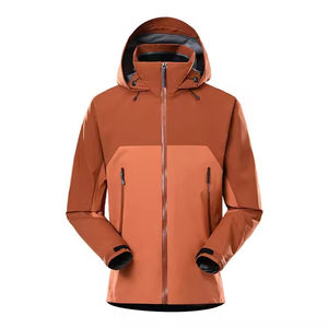 Vêtement de randonnée et de pêche en plein air de haute qualité en gros, veste décontractée en softshell imperméable coupe-vent UPF 50+ en polyester/nylon - Product Image 1