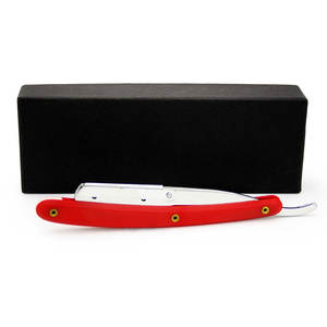 Professional New Style Stainless Steel Throat <b>Razor</b> Folding Salon <b>Razor</b> Straight Durable Reusable Single Blade <b>for</b> <b>Men</b> - Product Image 4