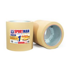 Rodillo de mano de plástico de goma para ataúd Rodillo de mano de plástico de goma Rodillos de goma de poliuretano Negro Amarillo Verde - Product Image 1