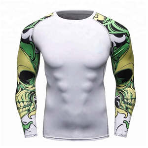 Zavi Sports Rashguard BJJ personnalisé sublimé pour hommes avec un design unique pour les combats MMA, dernier style, manches longues, équipement d'entraînement - Product Image 1