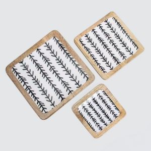 Nouvelle arrivée Décoration de Noël Plateau de service en bois au design classique pour hôtel, restaurants et cuisine à domicile - Product Image 4