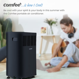 Climatiseur Portable Écologique Comfee Noir 21 000-30 099 BTU Refroidissement/Chauffage Électrique avec Commande en Anglais - Product Image 6