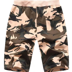 Custom <b>Men's</b> Gym <b>Shorts</b> Camo Style Drawstring Closure Made Pakistan Sublimation Printed Casual <b>Knee</b> <b>Length</b> Polyester OEM Design - Product Image 3