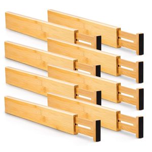 wholesale supplier Bamboo Dresser <b>Drawer</b> <b>Dividers</b> manufacturer High Adjustable <b>Drawer</b> Organizers <b>Expandable</b> Organization - Product Image 6
