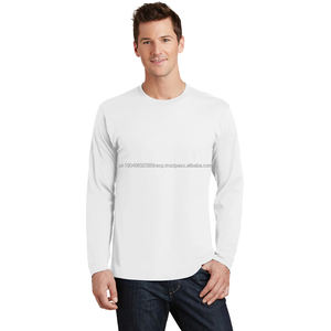 Athletic Men's Men's Premium Fitted <b>Long</b> <b>Sleeve</b> Crew <b>T</b> <b>Shirt</b> Mens <b>Long</b>-<b>Sleeve</b> Lightweight French Terry Crewneck Sweatshirts - Product Image 4