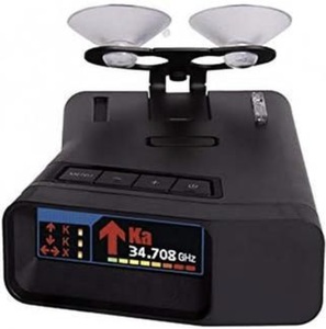 Detector de Láser/Radar de Largo Alcance Extremo Fast Trade con GPS Integrado, Alertas en Tiempo Real, Antenas Dobles, Flechas Direccionales Delanteras/Traseras M - Product Image 1
