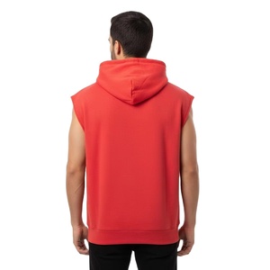 เสื้อกล้ามมีฮู้ดผู้ชาย เสื้อไม่มีแขน ทรงเข้ารูป แฟชั่นทันสมัย สำหรับออกกำลังกาย ใส่ลำลอง แฟชั่นสตรีท - Product Image 5