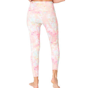 กางเกงโยคะเอวสูงสำหรับผู้หญิงกางเกงยกก้นกางเกงยกกระชับสะโพกกางเกงผ้าฝ้ายสำหรับออกกำลังกายในฤดูร้อน100% - Product Image 5