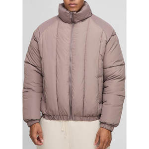 Nouvelle veste bouffante de style de rue pour hommes à la mode manteau d'hiver matelassé surdimensionné conception personnalisée disponible - Product Image 6