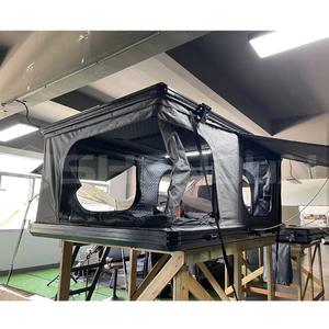 Tente de toit triangulaire pour camionnette, tente de toit épaissie en aluminium rigide, tente de camping pliable pour voiture - Product Image 1