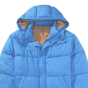Men's Lightweight Puffer Jacket Waterproof Windproof <b>Winter</b> Outdoor <b>Quilted</b> Coat with Custom Logo OEM Service - Product Image 5