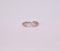 Bague de fiançailles en or jaune massif 14 carats avec diamant de laboratoire de 1 carat, certifiée IGI, alliance pour femme, couleur D G, pureté SI2