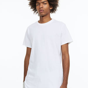 T-shirts vierges en coton de qualité supérieure Impression unisexe vierge en gros Logo personnalisé 100% coton uni - Product Image 1