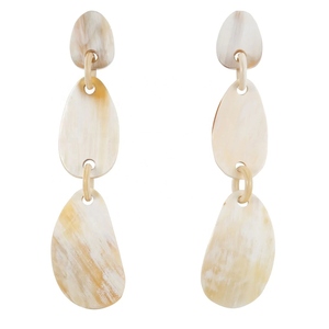 ต่างหูเขาวัวควายแบบดั้งเดิมสไตล์วินเทจสวยงานแฮนด์เมดสำหรับผู้หญิงเครื่องประดับแฟชั่นรูปทรงผีเสื้อสไตล์เด็กผู้หญิง - Product Image 1