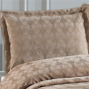 Guzide Podyum Cappuccino 4-Piece Customized Classic Luxury Home <b>Bedspread</b> <b>Set</b> 100% Chenille Organic Woven Striped Washable Anti- - Product Image 2