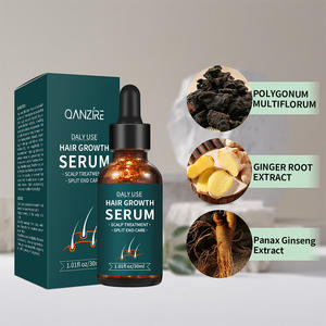 Private Label Bio-Haar wachstums serum Schnelles Haarwuchs öl Rosmarin Ingwer Ginseng Pflegende erfrischende Anti-Schuppen-Formel - Product Image 3