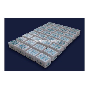 Cajas con incrustaciones de mármol hechas a mano de diseño de calidad superior con arte de nácar diseñado para artículos de regalos de joyería - Product Image 1