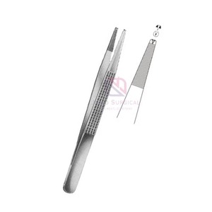 Surgical Tissue Forceps Stainless Steel Manual Instrument CE Certified Class I For Surgical Room Use - Product Image 3