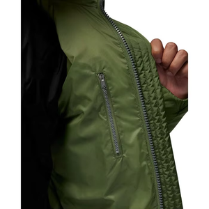 Chaqueta Impermeable Acolchada, Chaqueta de Invierno de Diseño, Abrigo Acolchado con Burbujas, Chaqueta Acolchada Gruesa de Poliéster Verde - Product Image 2