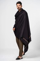 Châle long d'hiver pour homme en tissu doux de haute qualité, 100 % laine, motif à pois, couleur personnalisée, taille sur mesure, impression numérique