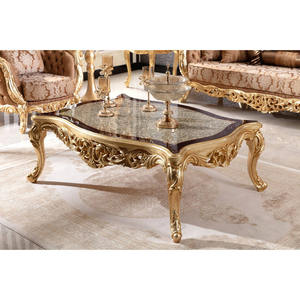 Muebles de Sala de Estar de Alta Gama Europeos, Estilo Chesterfield Clásico, Estructura de Madera, Tapicería de Tela, Tallado a Mano - Product Image 6