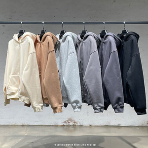 Ventes en gros de nouveaux produits, veste décontractée de sport à fermeture éclair double, sweat-shirt en coton épais en polaire, sweat-shirt vierge - Product Image 2