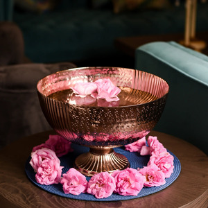 Traditional Urli Bowl Design Urli for <b>Floating</b> Flowers Handcrafted Bowl Urli Religious Decor Item Table Decor Bowl Wedding Gift - Product Image 1