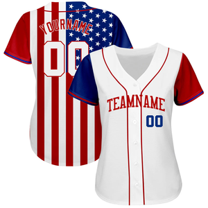 Camisetas de béisbol con logotipo personalizado para mujer, camisetas de béisbol impresas por sublimación con nombre de equipo OEM - Product Image 3