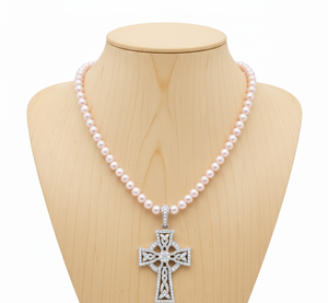 High Quality AAA Grade Handcrafted Freshwater <b>Cultured</b> Gold White <b>Pearl</b> Multi Strand <b>Necklace</b> Beads Classic Shape Third Party - Product Image 5