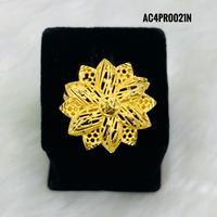 Kalung Liontin Rantai Kotak Bunga Berlapis Emas Desain Baru untuk Pernikahan & Pesta Wanita