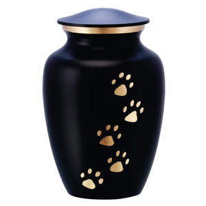 Offre Spéciale urnes funéraires en métal personnalisées meilleure qualité pot de cendres en métal fait à la main de luxe urnes funéraires en aluminium pour cendres humaines - Product Image 2