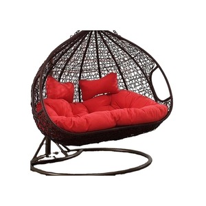 Fauteuil suspendu en rotin moderne et confortable pour jardin, mobilier de patio, intérieur/extérieur, pliable, pour balcon - Product Image 2