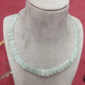 Collier de pierres précieuses naturelles à facettes unilatérales en pierre de lune arc-en-ciel Perles de pierre fantaisie - Product Image 2