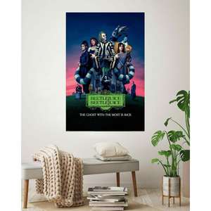 Póster de la película Beetlejuice 2 con marco negro - Product Image 2