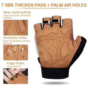 NUEVOS guantes deportivos de ciclismo medio dedo hombres mujeres MTB guantes de bicicleta correr Fitness gimnasio montar motocicleta guantes de bicicleta - Product Image 6