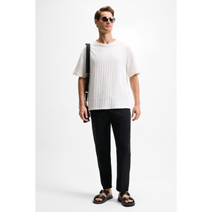 Pantalones Deportivos GRIMELANGE BOGARDE para Hombre, Cintura Elástica con Cordón, Bolsillos Laterales, Pliegues Delanteros, Corte Relajado - Product Image 6