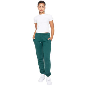 Pantalones de chándal personalizados para mujer, pantalones de chándal informales de cintura media con patrón de pantalones de chándal, pantalones con logotipo bordado sólido, pantalones a la venta - Product Image 4