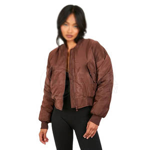 Fabricante de bombarderos Chaqueta de bombardero de alta calidad para mujer Ropa de calle Chaqueta de bombardero más vendida para mujer - Product Image 1
