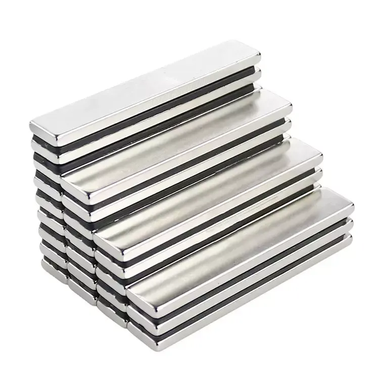 IMANO Magnet permanen Super kuat, Magnet Neodymium Bumi Langka 60mm x 10mm x 3mm blok kuat