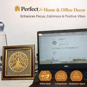 งานศิลปะติดผนังไม้ KHATI HOUSE ลายมงคลทองคำ เพื่อความมั่งคั่งและความสำเร็จ - Product Image 4