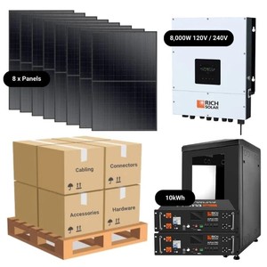 COM PLE TE ชุดพลังงานแสงอาทิตย์ที่อุดมไปด้วย6 000วัตต์เอาท์พุท120V240V 10kWh แบตเตอรี่ลิเธียม - Product Image 6