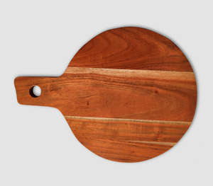 Tabla de Servir Extra Larga de Madera de Acacia Maciza de Primera Calidad, Tabla de Charcutería Moderna y Minimalista con Asa y Orificio para Colgar, para Gourmet - Product Image 6