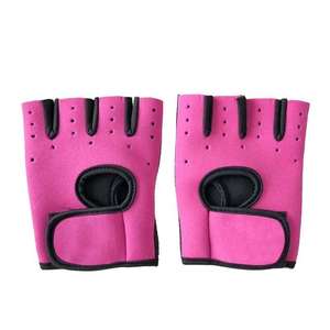 Gants de cyclisme demi-doigt de conception personnalisée de haute qualité matériau PU respirant nouveauté gants de vélo courts - Product Image 2