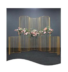 Stainless Steel <b>Wedding</b> Backdrop for Flowers <b>Decoration</b> Stage Stand Customized Design Garden <b>Wedding</b> <b>Decoration</b> Backdrop Stand - Product Image 1