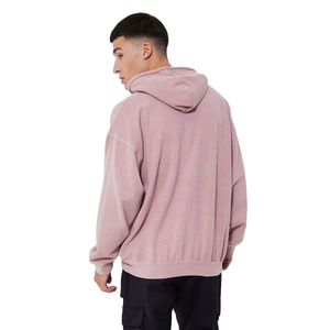 เสื้อฮู้ดดี้ผู้ชายสไตล์วินเทจ ลวดลายบาติก พิมพ์สกรีน ผ้าคอตตอน 100% หนานุ่ม ทรงโอเวอร์ไซส์ ล้างสีแบบแอซิดวอช สำหรับฤดูหนาว - Product Image 2