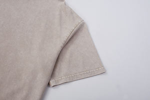 เสื้อยืดผ้าเช็ดทำความสะอาดแบบกรดสำหรับผู้ชายผ้าฝ้าย100% ใส่สบายทันสมัยและสวมใส่ง่าย-ดีไซน์ใหม่ล่าสุด - Product Image 4