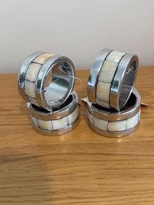 Servilleteros de Cuerno de Búfalo, Porta Servilletas Redondos para Hoteles de Lujo, Restaurantes y Mesas de Boda, Alta Calidad - Product Image 3